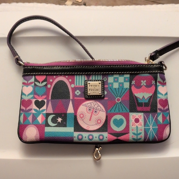 Dooney & Bourke "It's A Small World" Wristlet - Picture 10 of 10